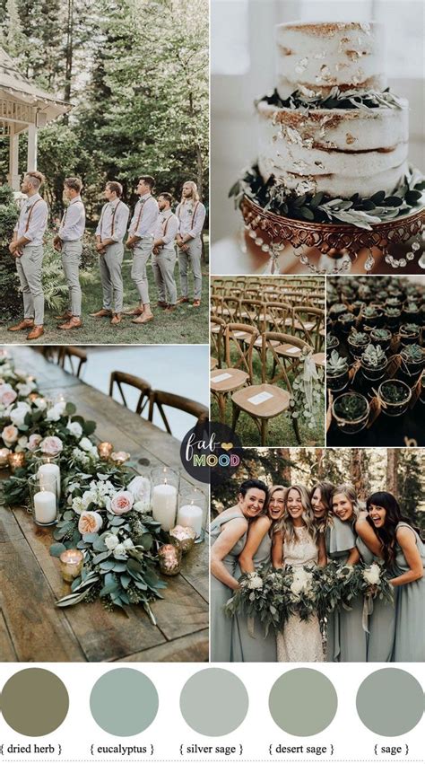 Sage wedding colors { Sage green wedding theme } | Green themed wedding ...