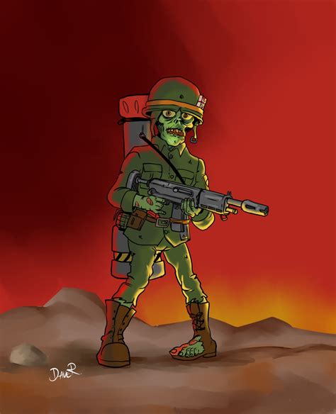 Zombie Soldier by DaveRooder on Newgrounds