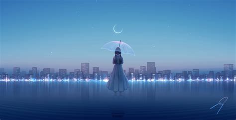 680x240 Resolution Anime Girl in Water 680x240 Resolution Wallpaper ...