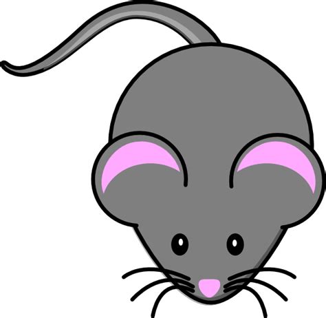 Gray Mouse Clip Art at Clker.com - vector clip art online, royalty free ...