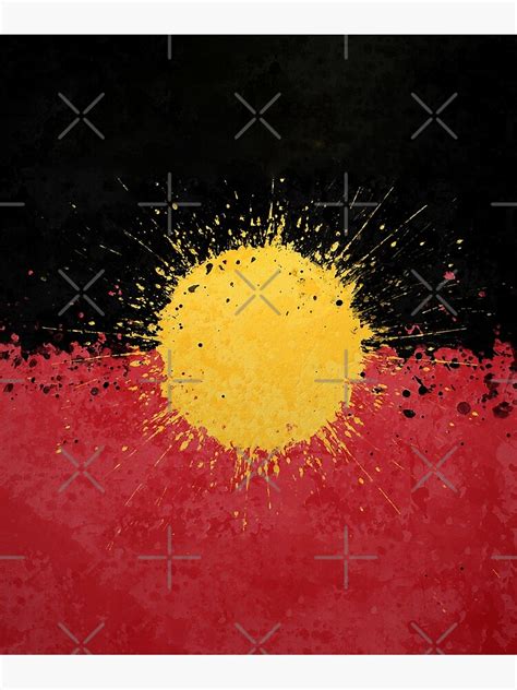 "Abstract Australian Aboriginal Flag Art, Australian Aboriginal Flag ...