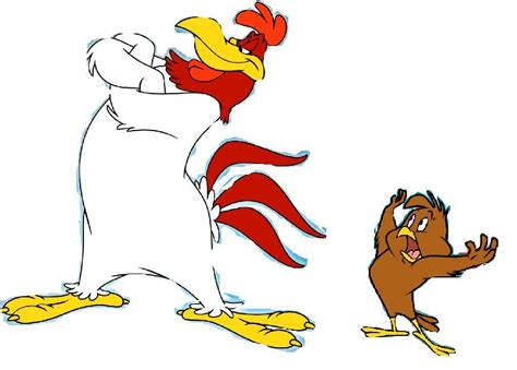 Foghorn Leghorn and Henery Hawk | Foghorn leghorn, Classic cartoon ...