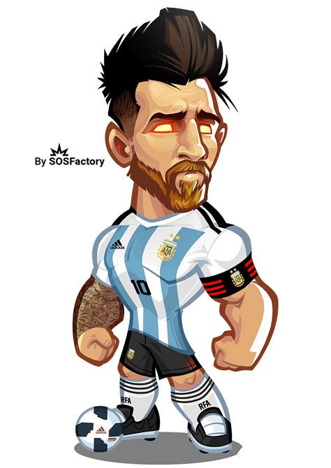 Lionel Messi Cartoon Pics