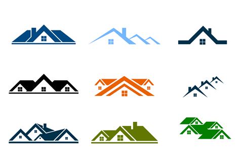 Rooftops Logo Vector | Construction logo design, Roofing logo, House ...