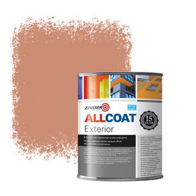 Zinsser Allcoat Exterior Wall Paint RAL 3012 Beige red - 1 liter