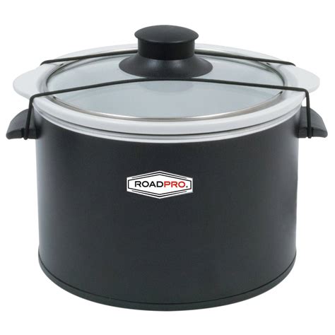 RoadPro 12-Volt 1.5 Quart Travel Slow Cooker for Camper Truck and Off ...