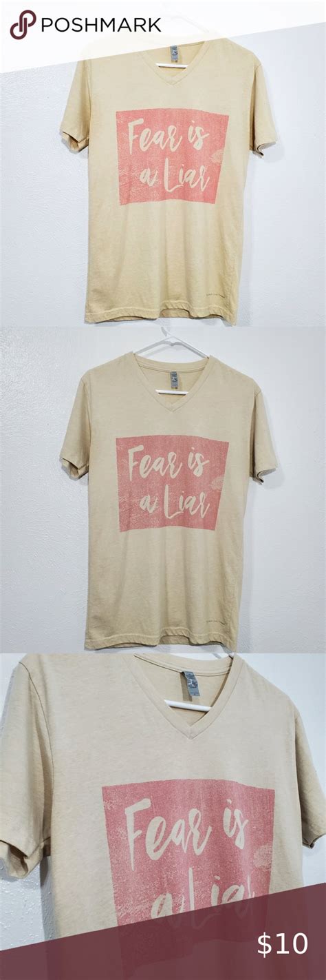 Sale 4/$30 Crazy Cool Threads "Fear is a Liar" | Clothes design ...