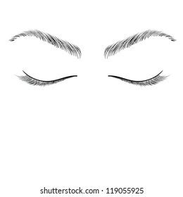 1,128 Simple Closed Eye Sketch Images, Stock Photos & Vectors ...