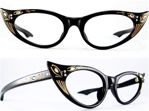 Vintage Eyeglasses Frames Eyewear Sunglasses 50S: VINTAGE 50s CAT EYE ...