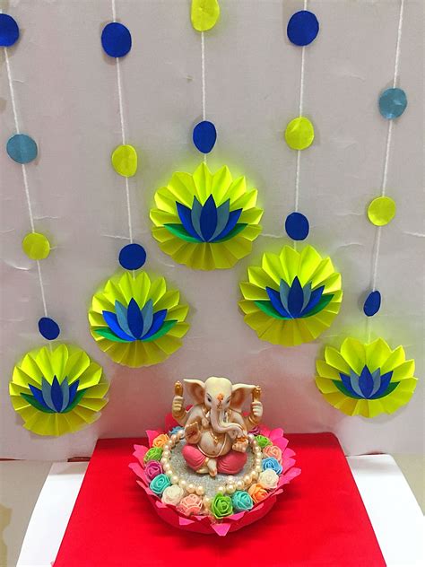 Paper Craft For Ganpati Decoration - aquarium zubehör