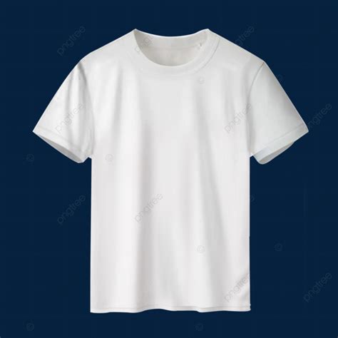 Realistic White T Shirt Vector For Mockup, Realistic T Shirt Mockup ...