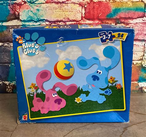 Nick Jr Blue's Clues blue and Magenta Playing - Etsy UK