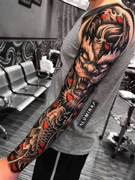 Share more than 84 full arm tattoo men best - in.coedo.com.vn