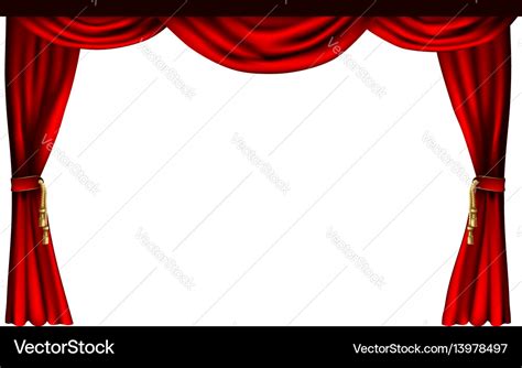 Theatre or cinema curtains Royalty Free Vector Image