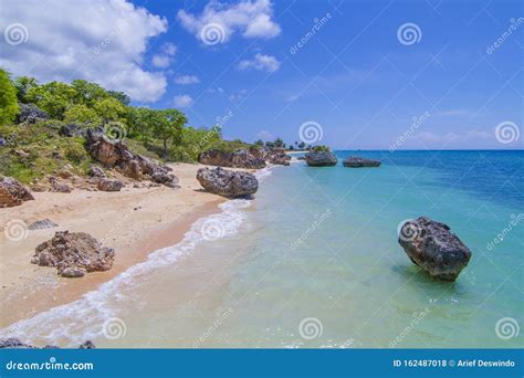 Beach of Timor Leste, Baucau Stock Photo - Image of natural, beach ...