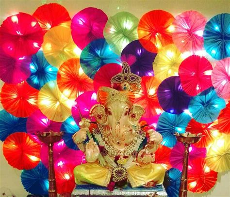 25 Ganpati Decoration Ideas At Home - 15th is Beautiful - Live Enhanced