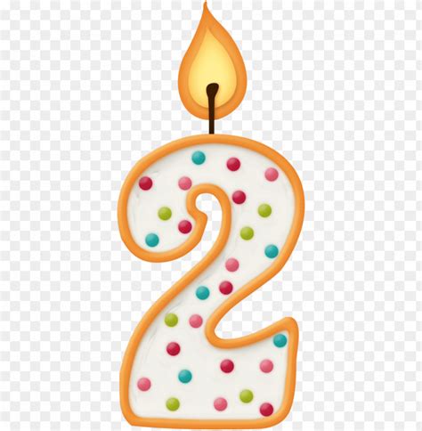 birthday candles clipart velas - 2 birthday candle PNG image with ...