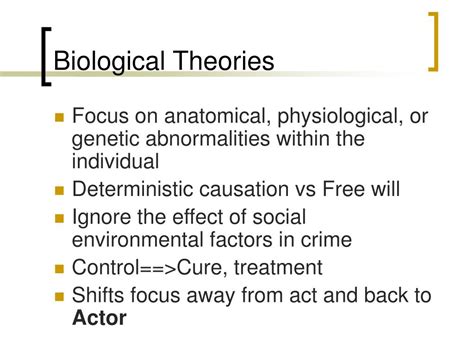 PPT - Biological Theories of Crime PowerPoint Presentation, free ...