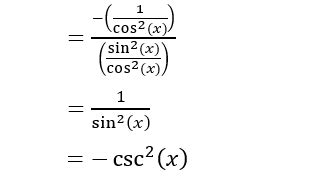 What is the Derivative of 1/cos(x)? - Lesson | Study.com