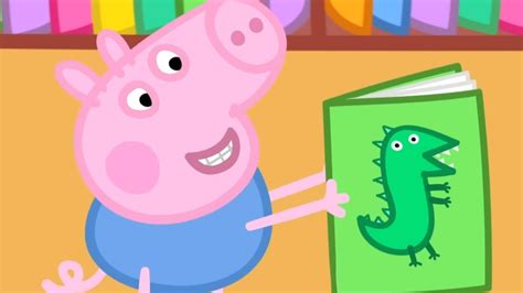 George's Dinosaur Book 🐷📚 Peppa Pig Official Channel Family Kids ...