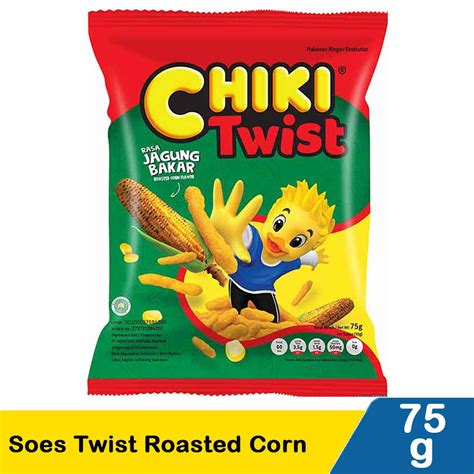 Chiki Snack Twist Roasted Corn 75g | Klik Indomaret