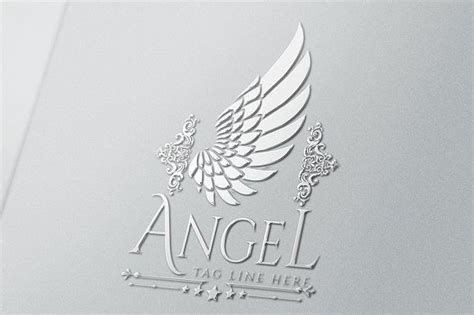 Angel Logo | Boutique logo design, Angels logo, Logo templates