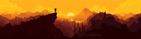 3840x1080 firewatch 4k hd wallpaper | 3840x1080 wallpaper, Dual screen ...