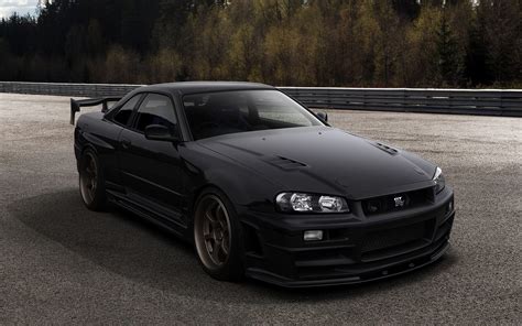 [93+] Nissan Skyline GT-R R34 Wallpapers on WallpaperSafari