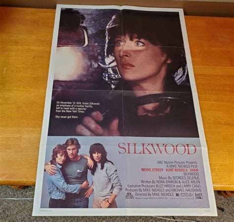 SILKWOOD Movie Poster Authentic Original Vintage Folded Theater One ...