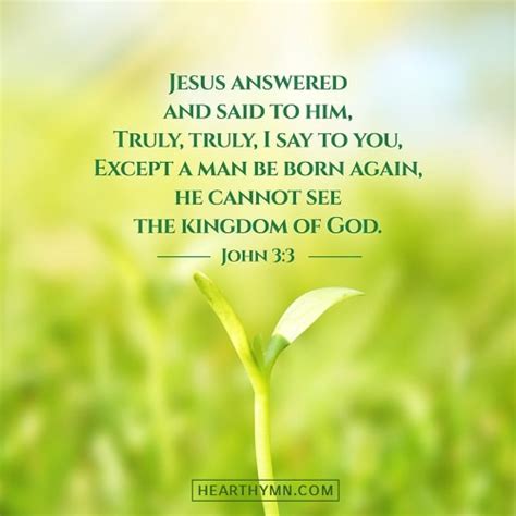 John 3:3 - Bible Verse Image