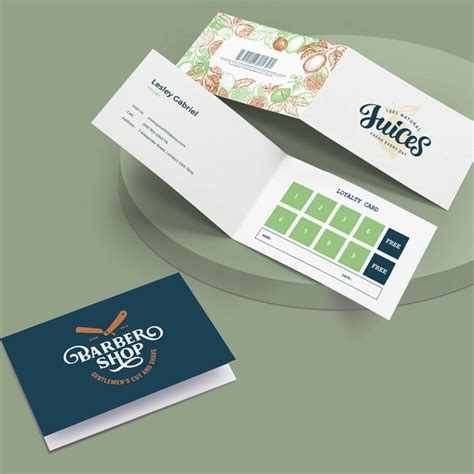 Folded Business Cards Printed Online | Tradeprint