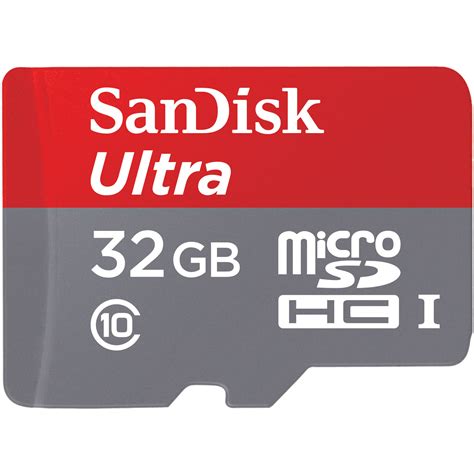 SanDisk 32GB Ultra UHS-I microSDHC Memory Card