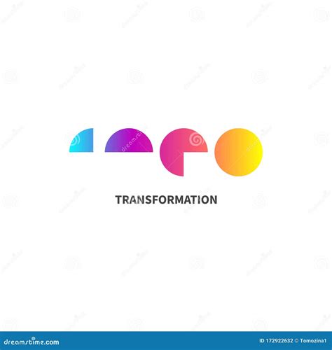 Abstract Transformation Logo Vector Illustration | CartoonDealer.com ...