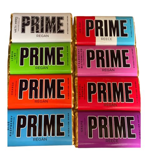 Chocolate Bar With Prime Wrapper Prime Chocolate Bar - Etsy UK