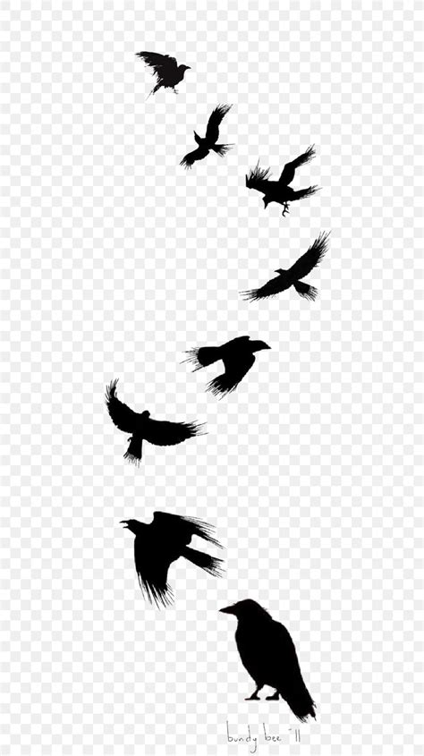 Common Raven Bird Tattoo Drawing Flight, PNG, 564x1462px, Common Raven ...