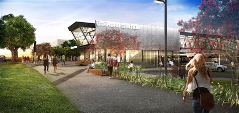 A new path to the new Otahuhu train station - Bike Auckland