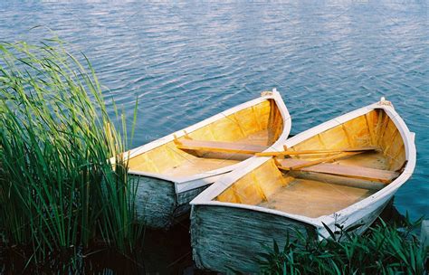 Two boats on the lake | Transportation Stock Photos ~ Creative Market