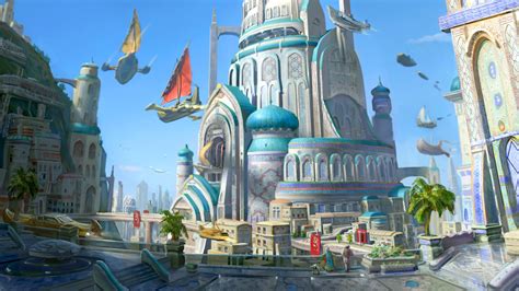 ArtStation - Persian futuristic city. Concept art