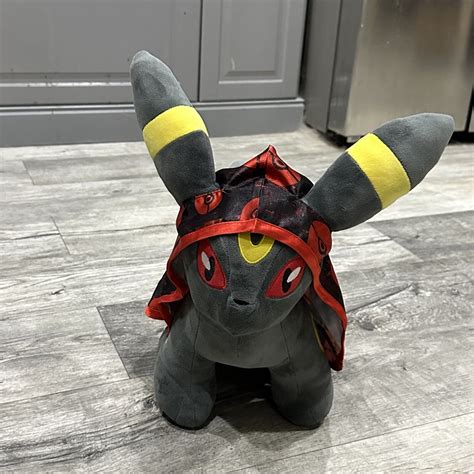 Mavin | Build A Bear Umbreon Eevee Evolution Pokemon Black Red Plush ...