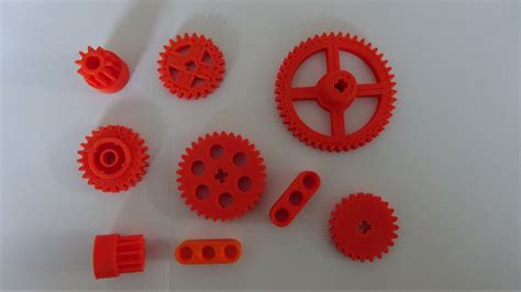 LEGO TECHNIC - 3D Printed Lego Compatible Gears - YouTube