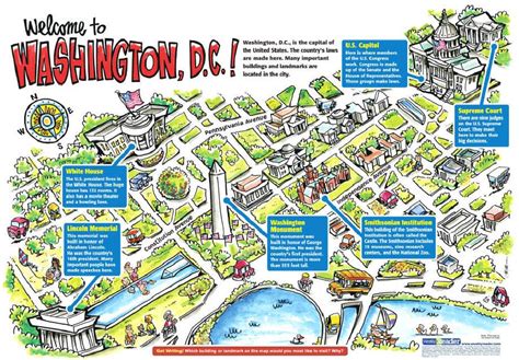 Dc Tourist Map