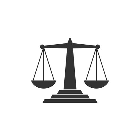 Scale of Justice Logo Template Illustration Design. Vector EPS 10 ...