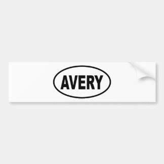 Avery Bumper Stickers, Avery Bumper Sticker Designs