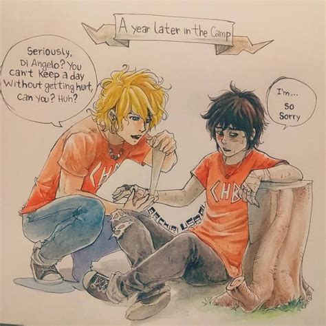 By: Archiri Usagi | Percy jackson comics, Percy jackson ships, Solangelo