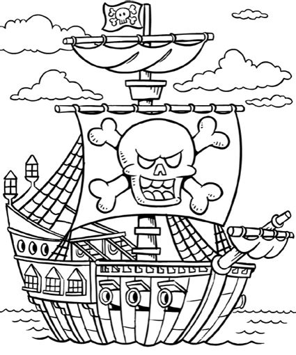 Pirate ship #138239 (Transportation) – Free Printable Coloring Pages