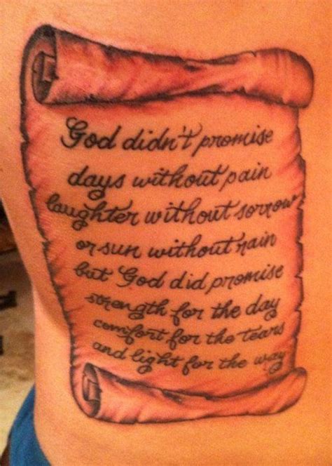 Rib Scroll – Tattoo Picture at CheckoutMyInk.com | Bible verse tattoos ...