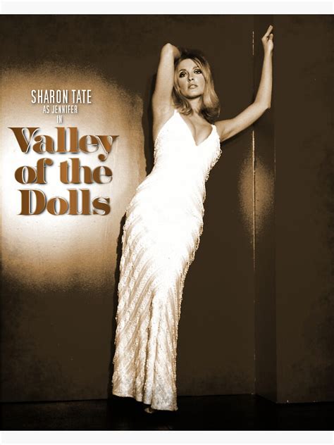 "VALLEY OF THE DOLLS SHARON TATE AS JENNIFER POSTER VERSION " Sticker ...