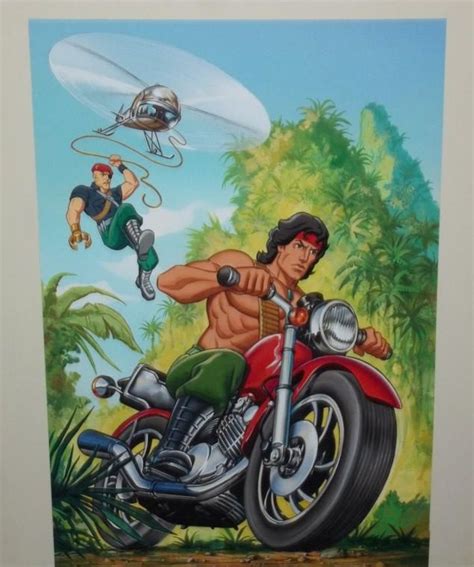 Rambo: S.A.V.A.G.E. Island animated series box art Comic Art | Comic ...