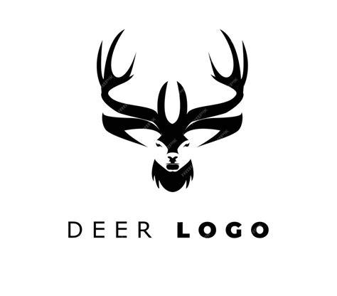 Premium Vector | Minimalist Deer Logo Design