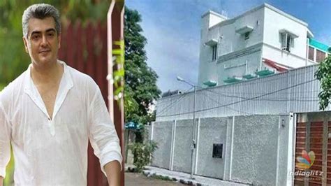 A part of Ajith Kumar's residence in Chennai demolished by govt ...